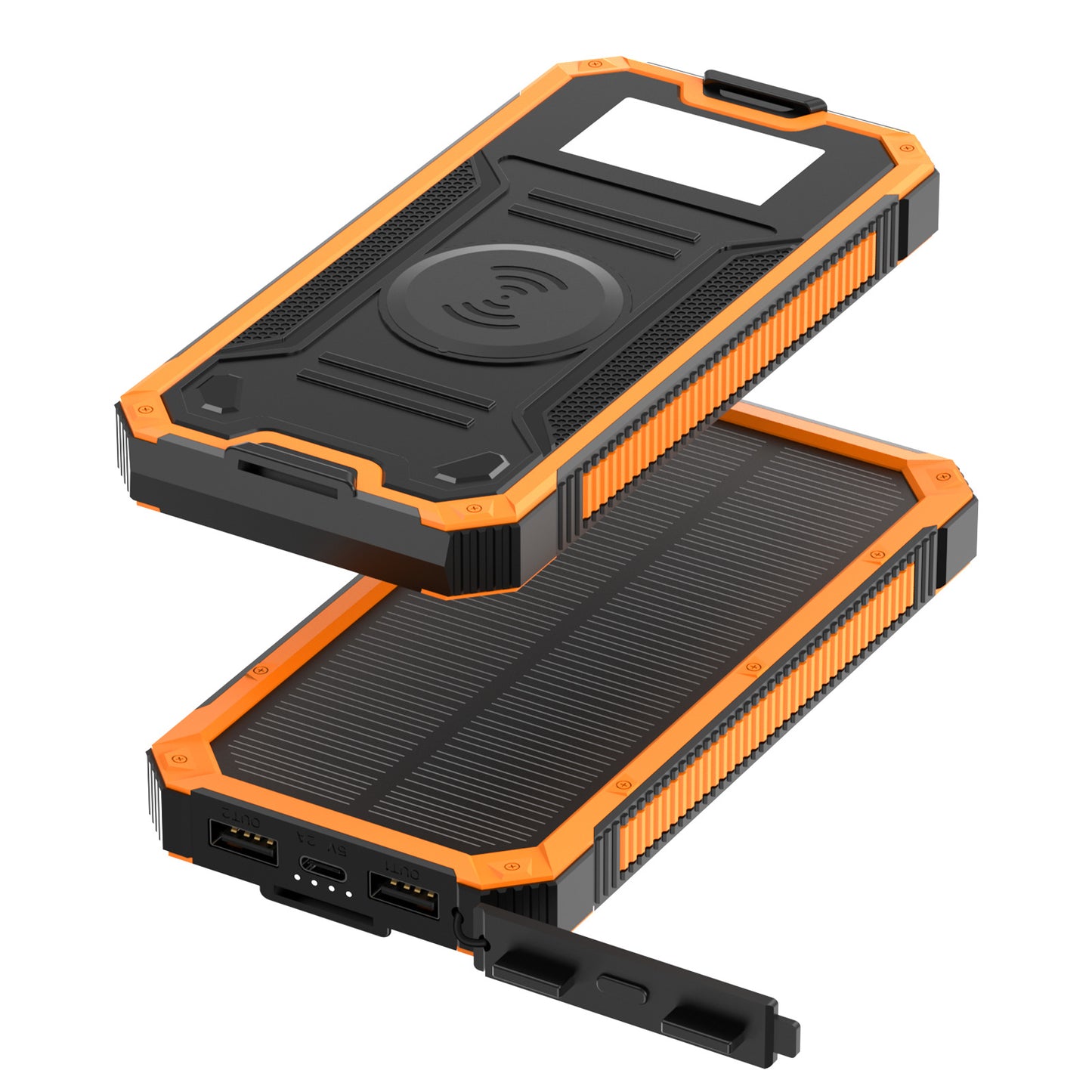 Robuste Powerbank mit Kabelloser Ladefunktion Brehn