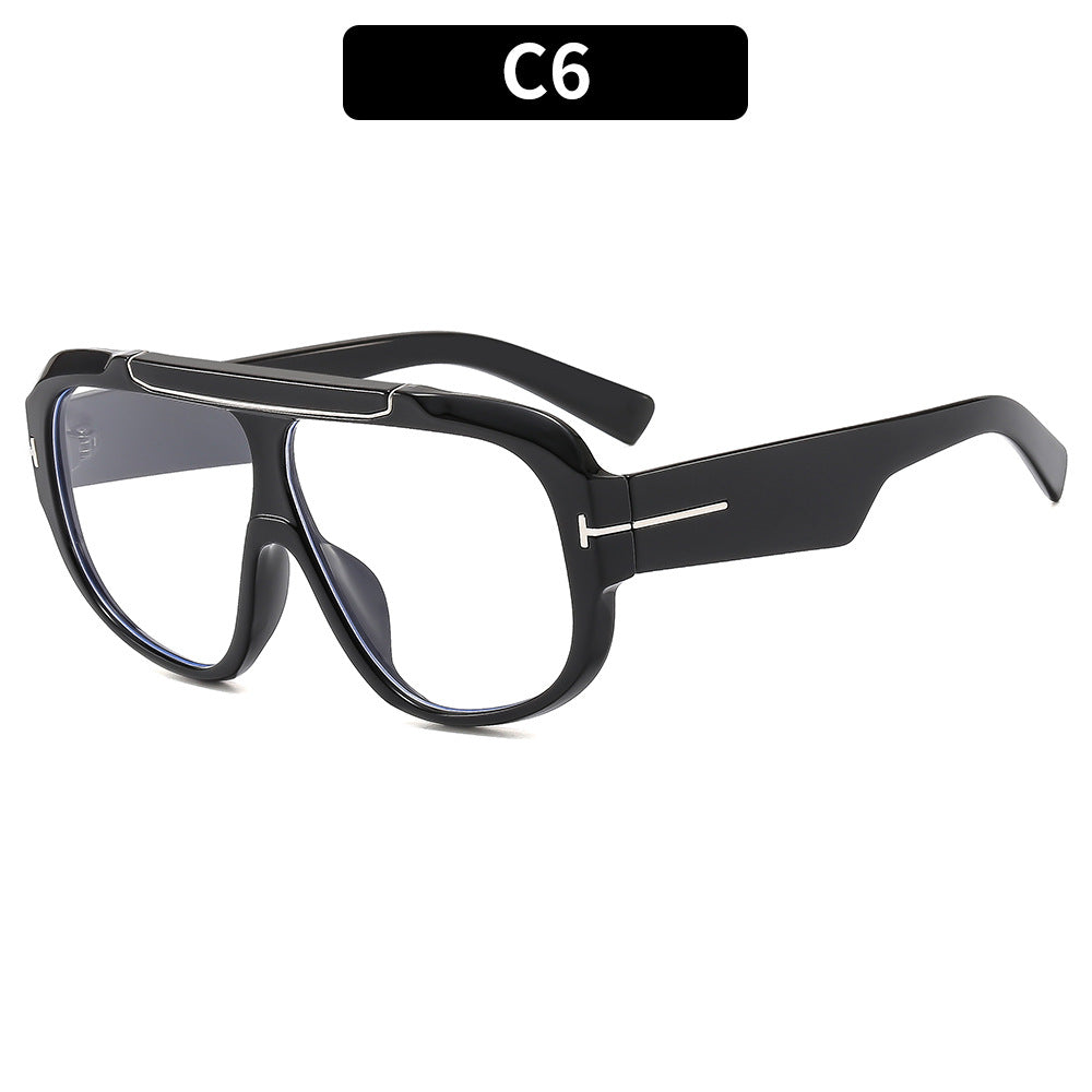 Überdimensionale quadratische Sonnenbrille