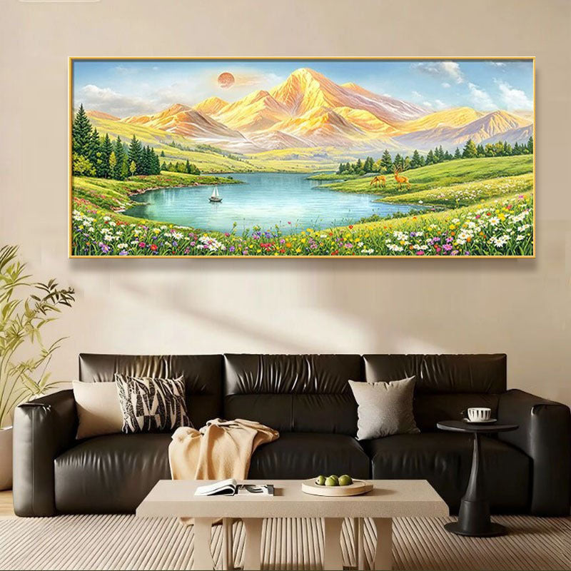 Szenische Berglandschaft Wandkunst