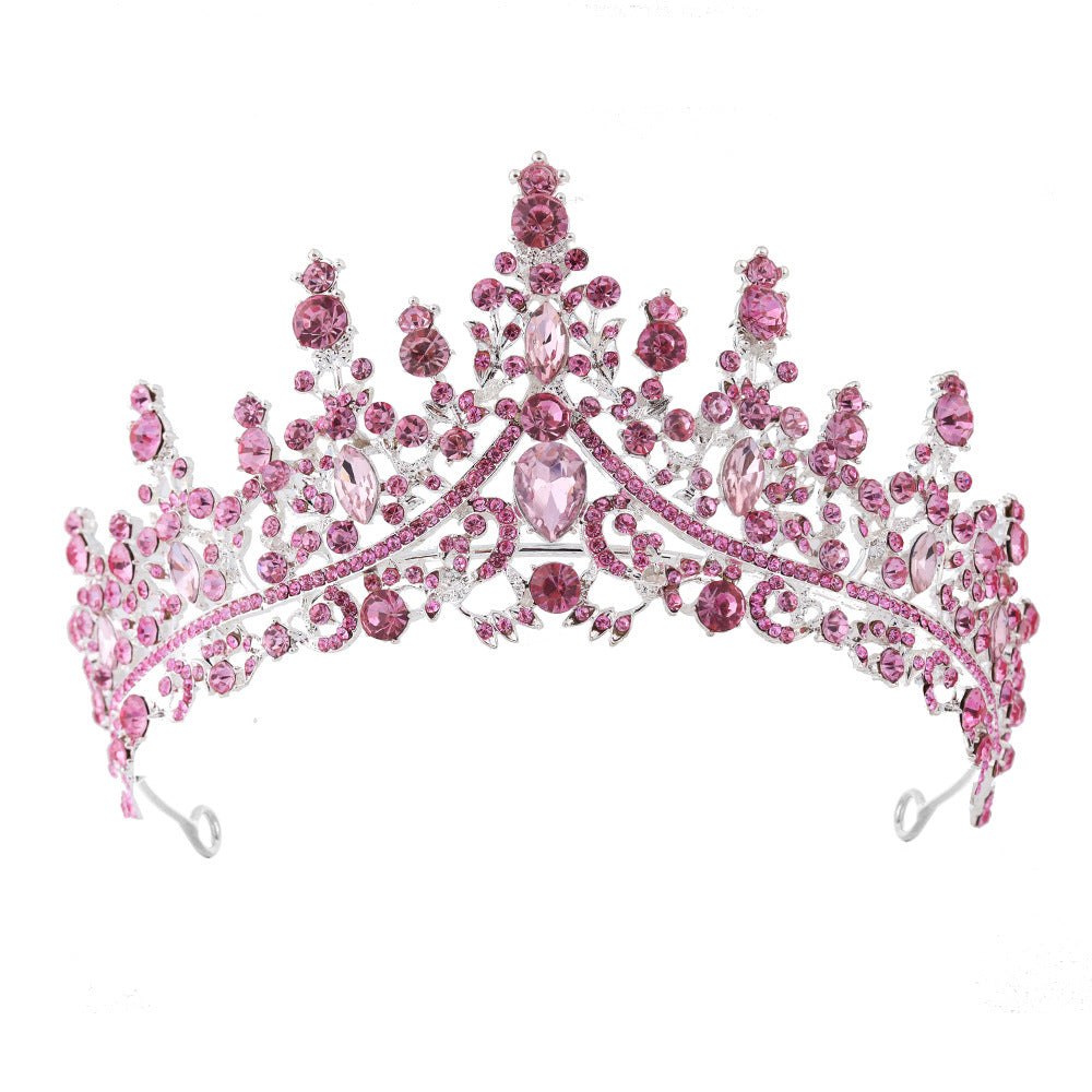 Damen Strass Tiara mit funkelnden Edelsteinen Brehn