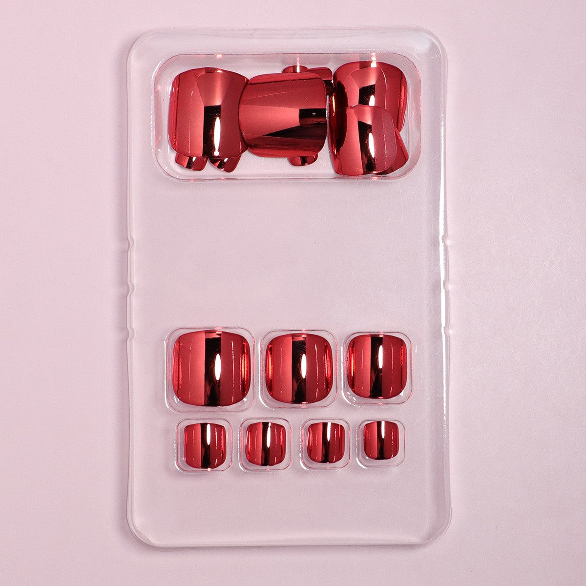 Premium Metallic Press-On Nail Set Brehn