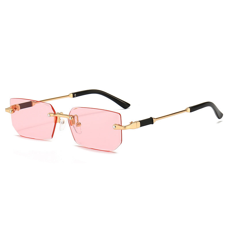 Damen elegante und modische Sonnenbrille mit transparentem Rahmen Brehn