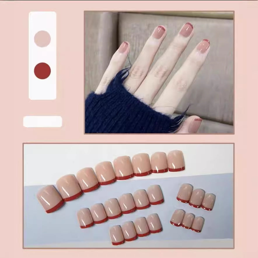 Französische Tip Aufklebenägel