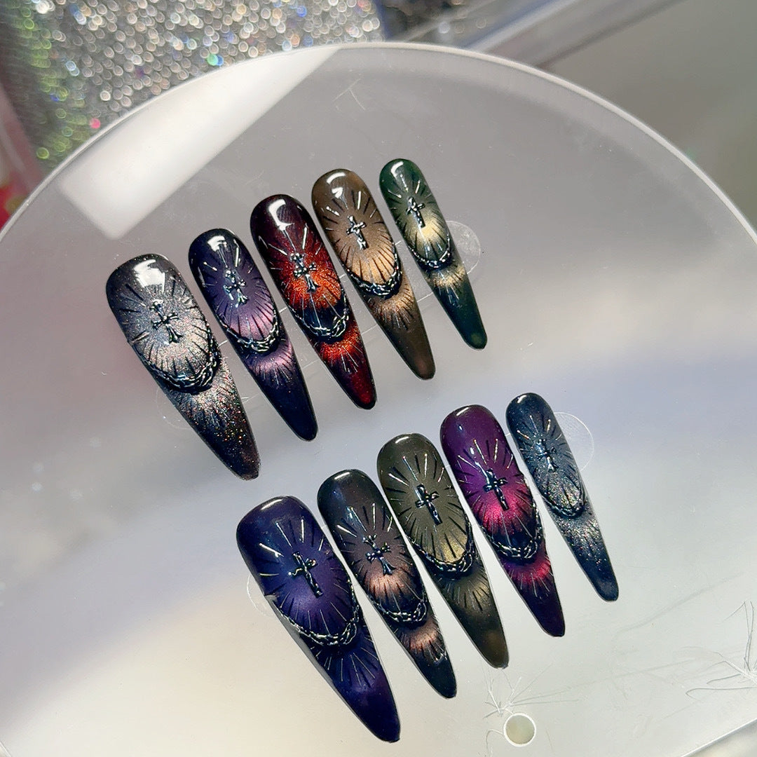 Dekorative Gel-Nagelkunst