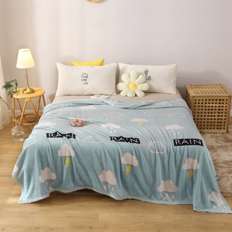 Damen Kuschelige und farbenfrohe Decke Brehn