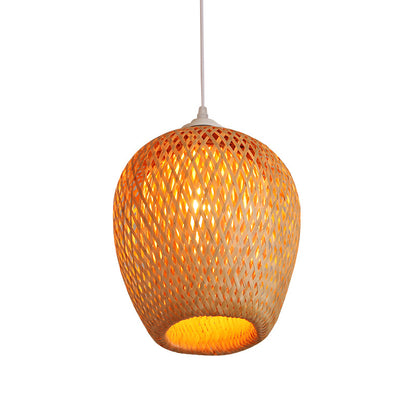 Woven Bamboo Deckenlampe