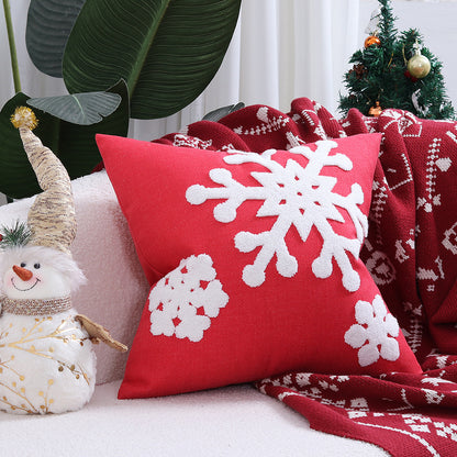 Dekoratives Weihnachts-Wurfkissen mit Hirschsilhouette