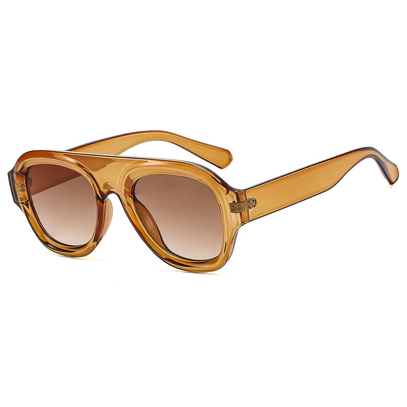 Damen oversized Sonnenbrille mit modernem Design und UV-Schutz Brehn