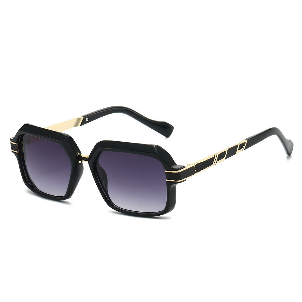 High-Style Geometrische Quadratische Rahmen Sonnenbrille Brehn