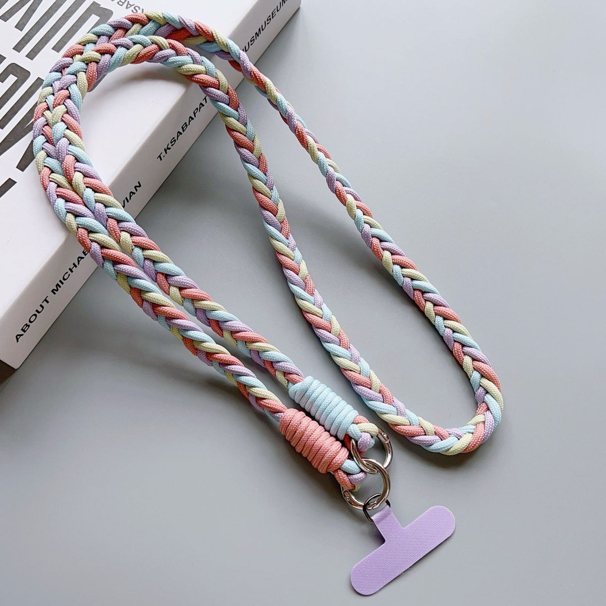 Multi-Color Geflochtene Brillenband Brehn