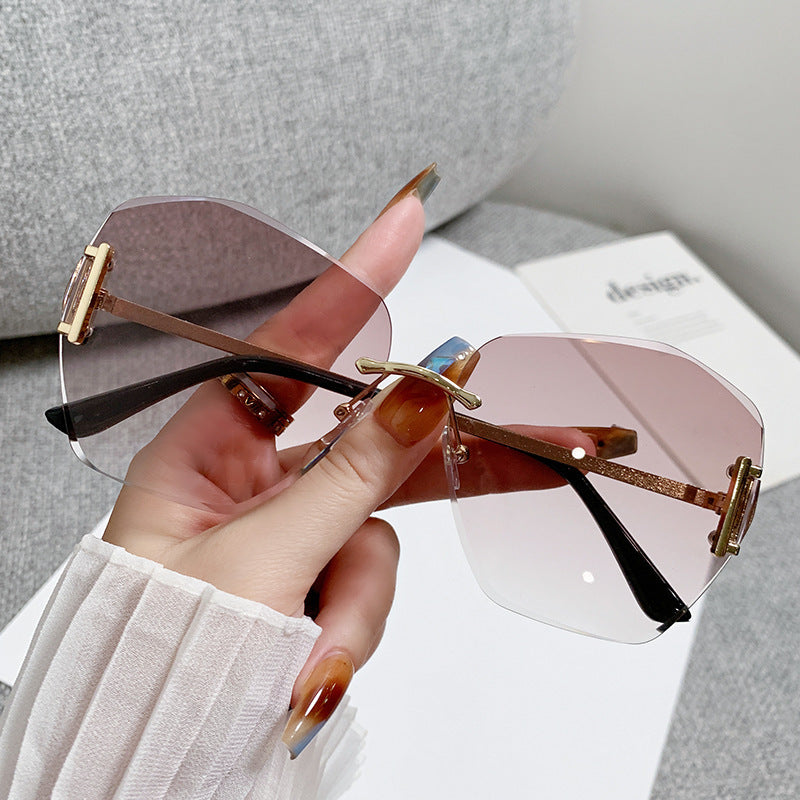 Damen futuristische Quadrat-Sonnenbrille Brehn