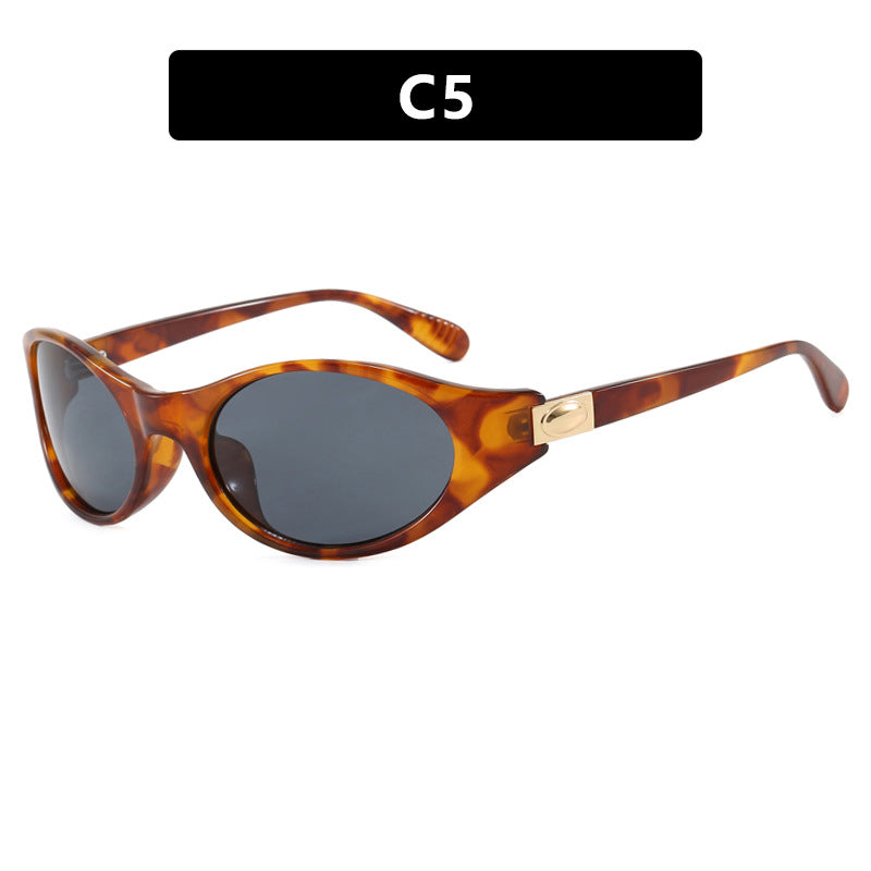 Damen stilvolle Sonnenbrille im eleganten Ovaldesign mit schützendem UV-Filter Brehn