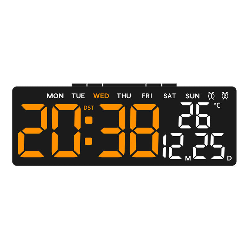 Digitaler Wetterwecker mit Großem Led-Display und Temperaturanzeige Brehn