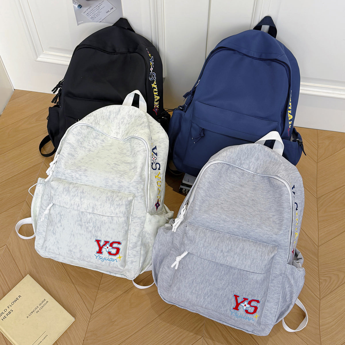 Stylischer Texturierter Laptop-Rucksack Brehn