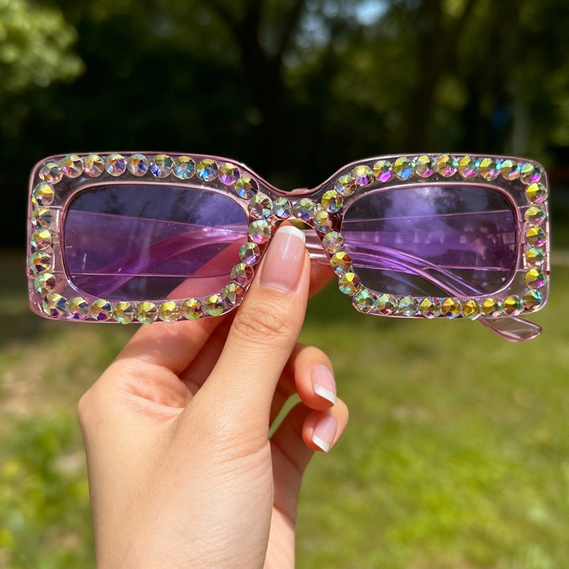 Dekorativer mit Strass besetzter Sonnenbrille Brehn