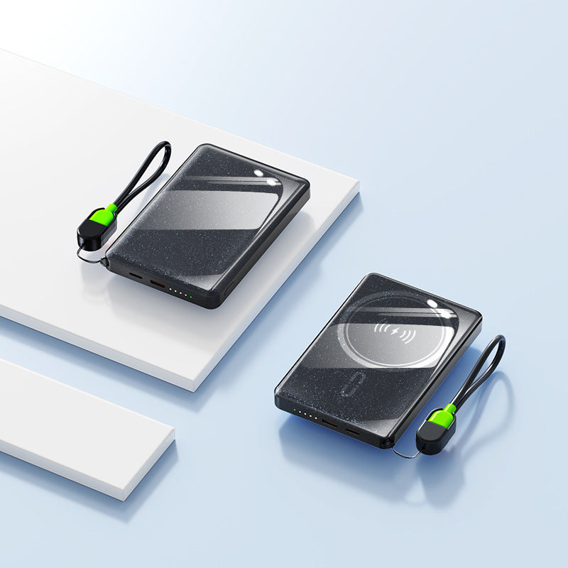 Tragbare Powerbank mit kabelloser Ladeoption und Hochgeschwindigkeitstechnologie Brehn