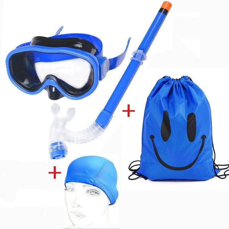 Taucherbrille Set mit Atmungsaktivem Schnorchel und Wasserdichtem Rucksack Brehn