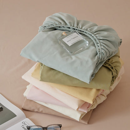 Atmungsaktive ultraweiche Modal-Stretch-Spannbetttuch mit tiefem Pocket und rundum elastisch