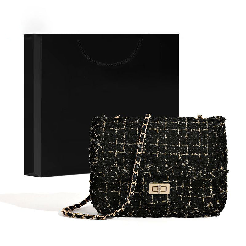 Elegante Tweed Umhängetasche Brehn