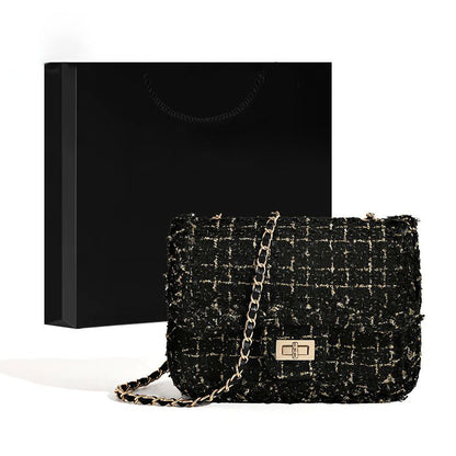 Elegante Tweed Umhängetasche Brehn
