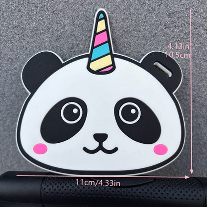 Niedlicher Panda-förmiger Gepäckanhänger Brehn
