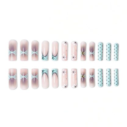 Elegante florale Acryl-Nagelkunstverlängerungen Brehn