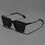 Retro-inspirierte übergroße geometrische Sonnenbrille Brehn