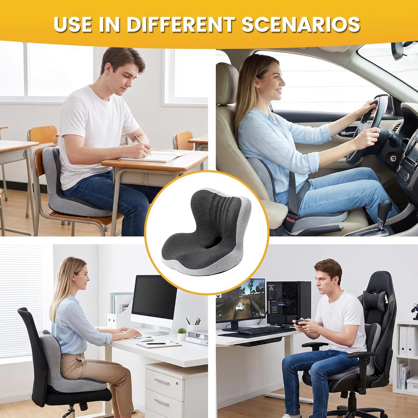 Ergonomischer Sitzkissen Brehn