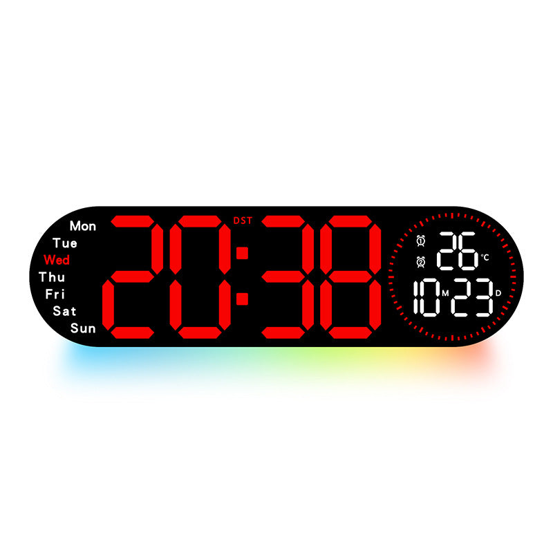 Digitaler Multifunktionswecker mit Temperatur und Wetteranzeige Brehn