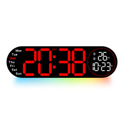 Digitaler Multifunktionswecker mit Temperatur und Wetteranzeige Brehn