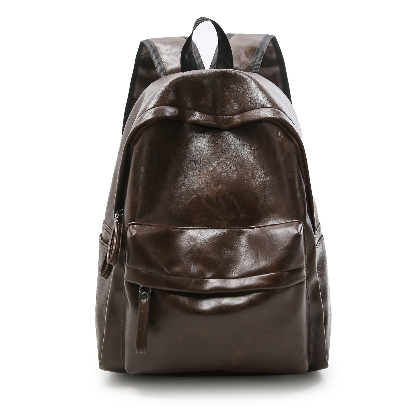 Vintage Faux-Leder-Rucksack