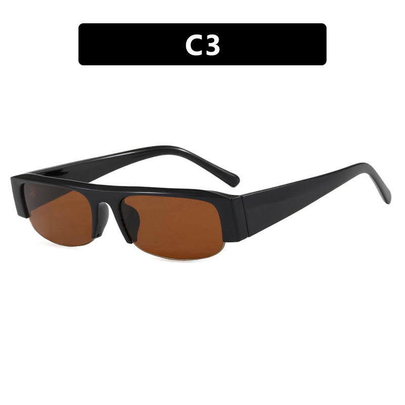 Damen trendige Sonnenbrille mit dickem Rahmen und schützenden Gläsern Brehn