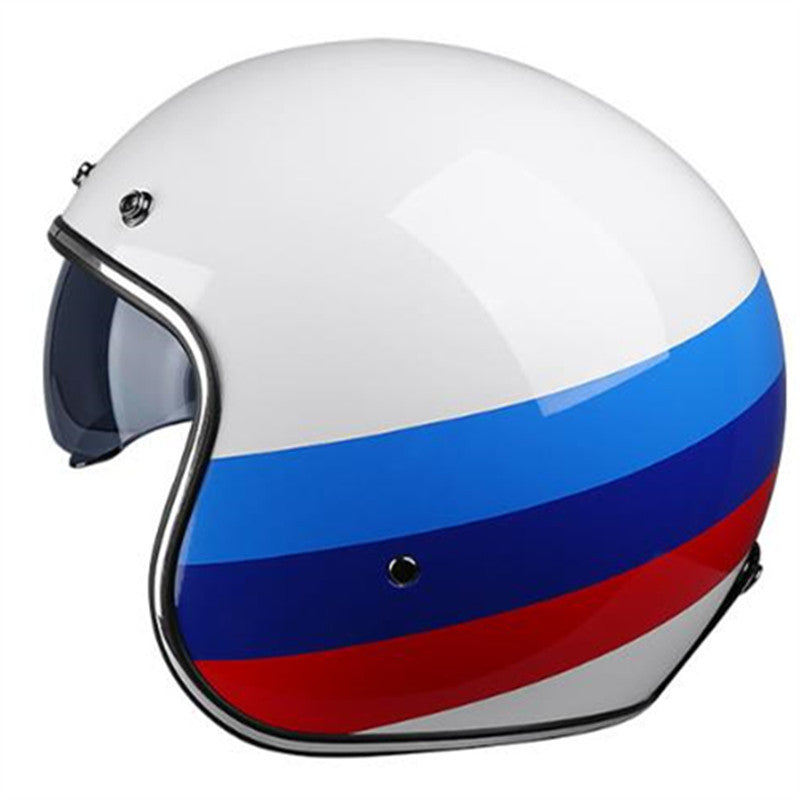 Klassischer Jet-Style Motorradhelm Brehn