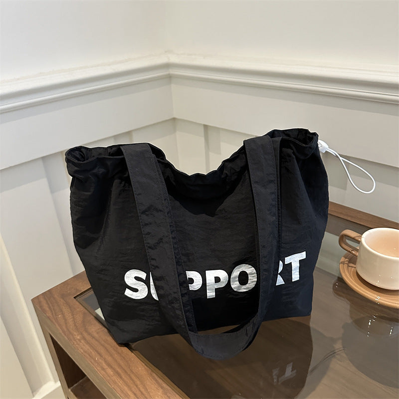 Lässige Baumwoll-Tote-Bag Brehn