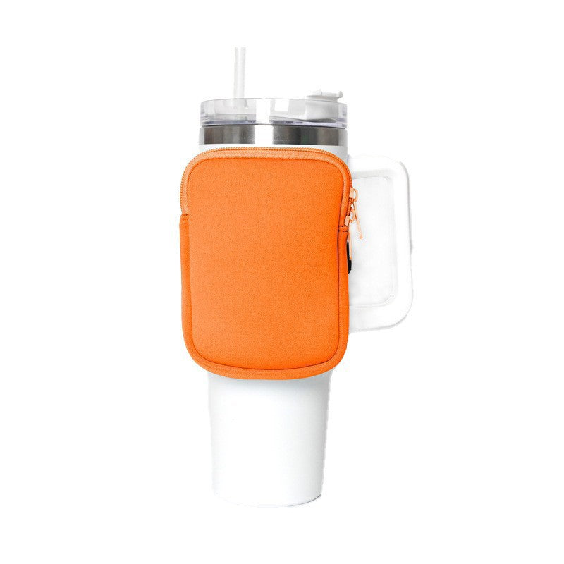 Unisex Getränkehalter mit praktischer Tasche Brehn