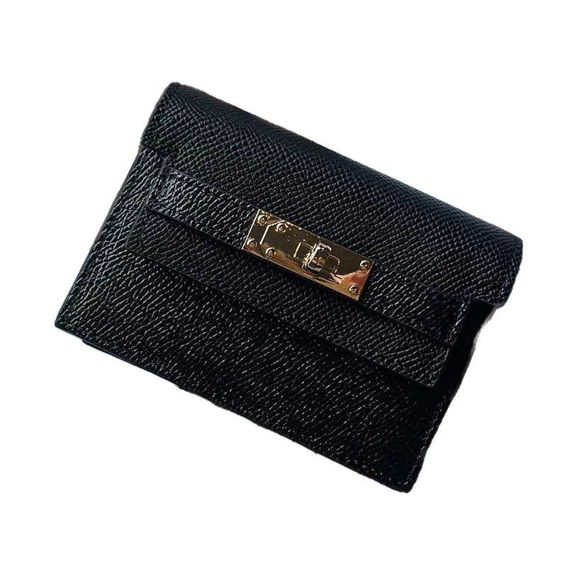 Premium Leder Kartenhalter mit eleganter Verschluss Brehn