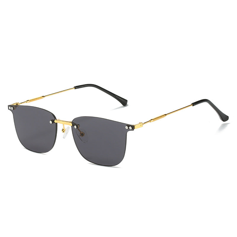 Damen stilvolle Geometric-Sonnenbrille mit modernen Glaselementen Brehn