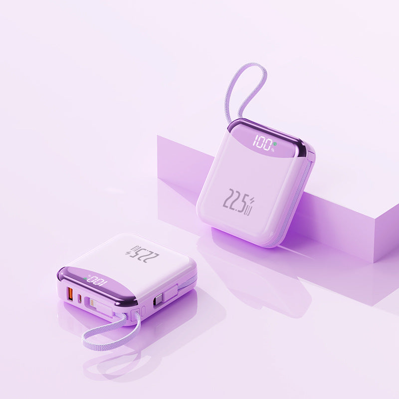 Kompakte Schnelllade-Powerbank mit LED-Anzeige Brehn