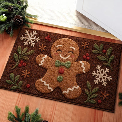 Festliche Weihnachtsfigur Fußmatte Brehn
