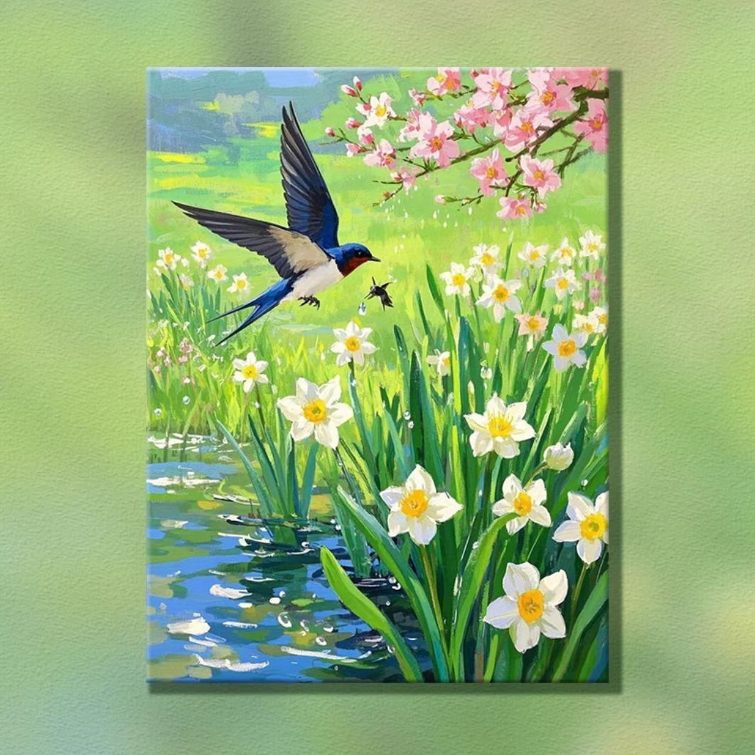 Natur-inspirierte dekorative Leinwandkunst Brehn
