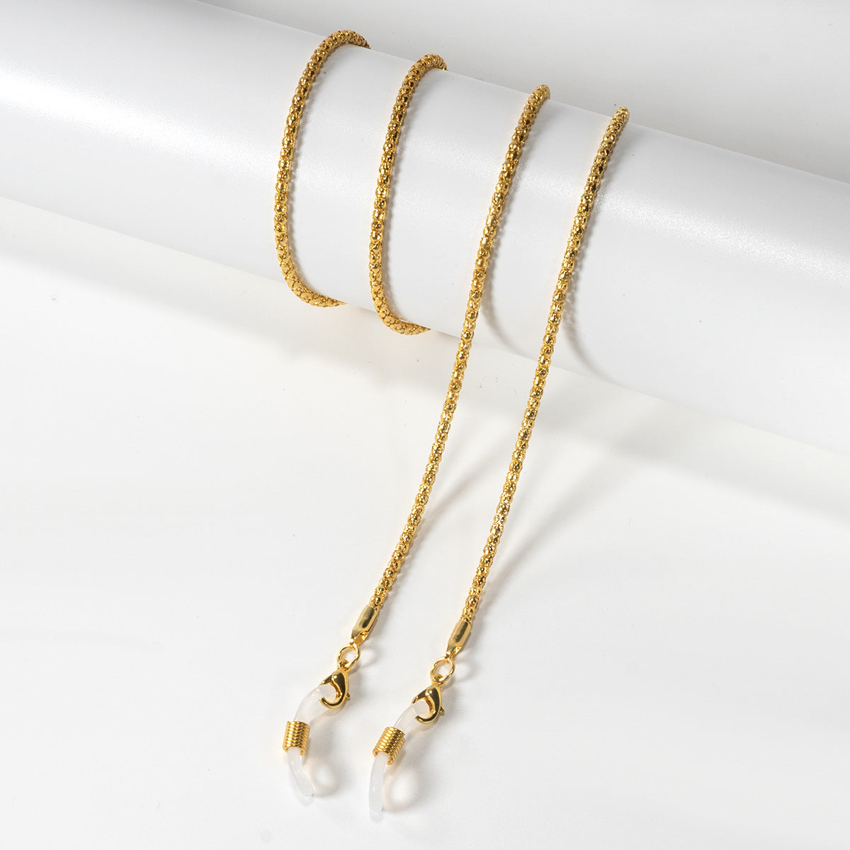 Elegante versilberte Brillen Kette Brehn