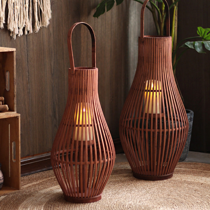 Elegante Rattan-Laterne Brehn