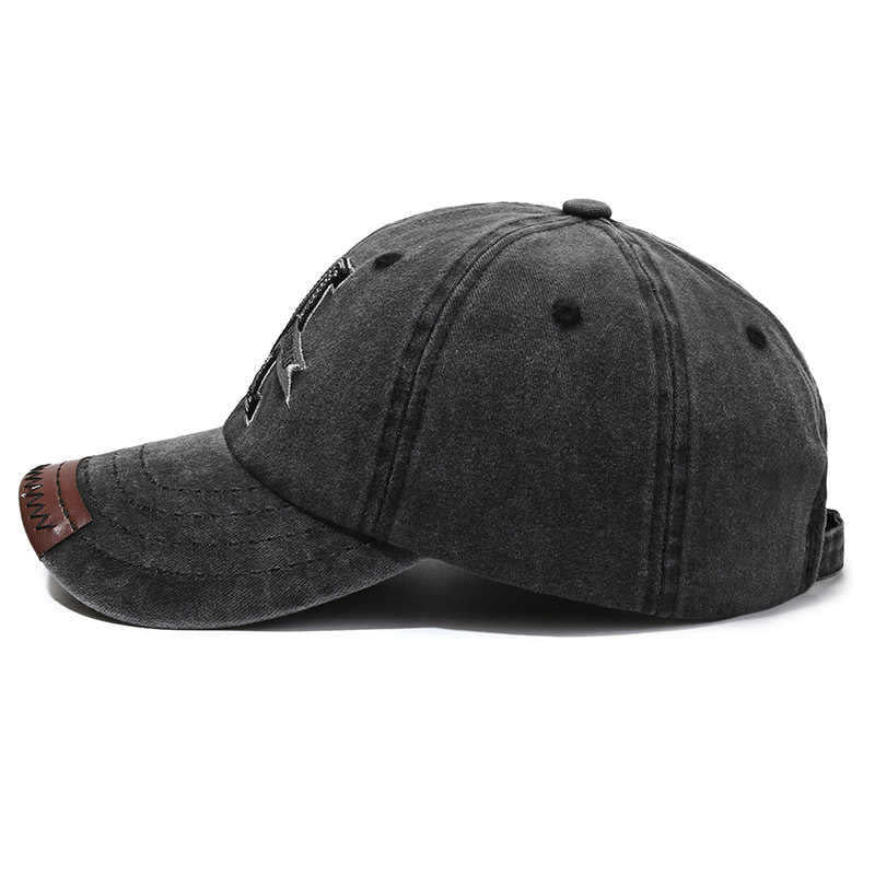 Männer Vintage Bestickte Baseballmütze Brehn