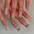 Dekorative Acryl-Blumen Press-On Nagelkunst Brehn