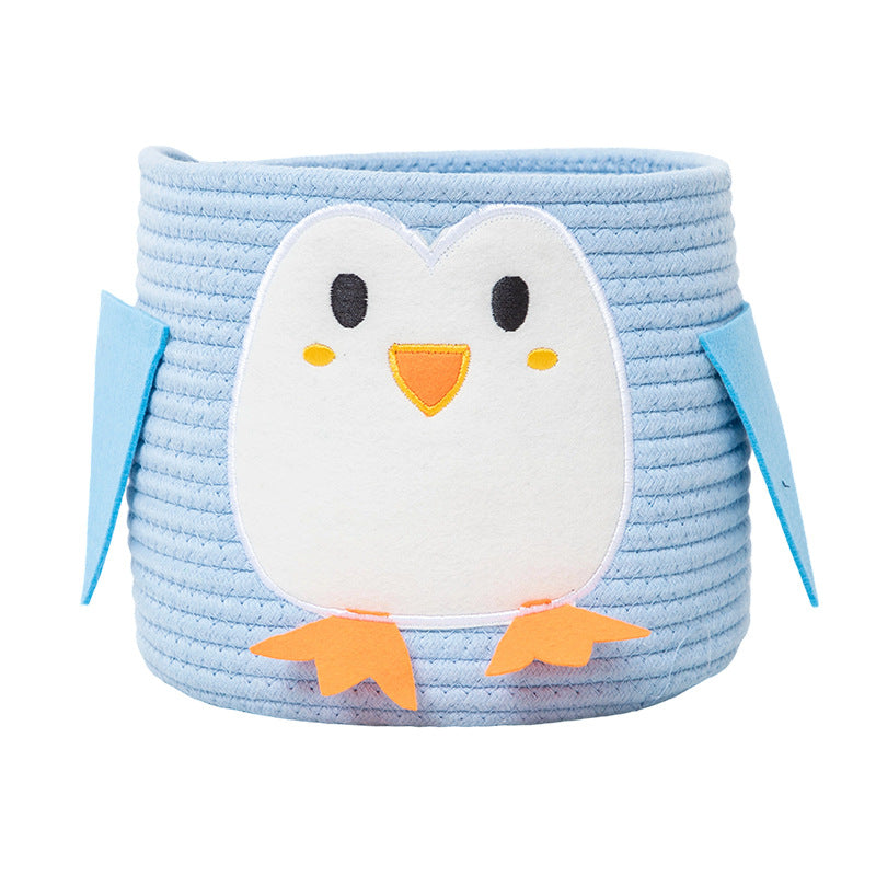 Verspielt Aufbewahrungskorb im Pinguin-Design
