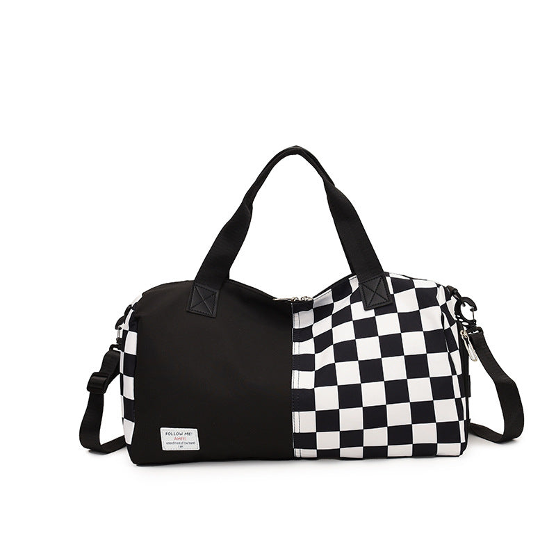Karierter Muster langlebige Reise-Duffel