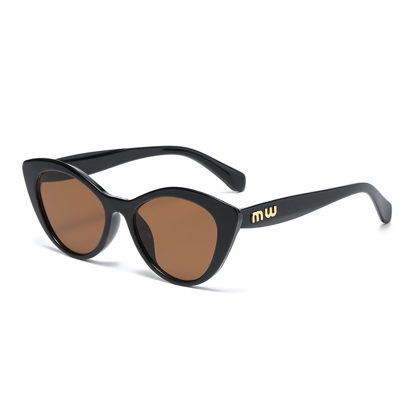Damen modische Katzenaugen Sonnenbrille mit UV-Schutz Brehn
