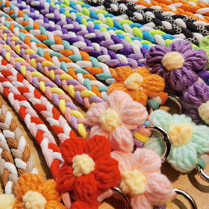 Gewebtes florales Muster Utility Lanyard Brehn