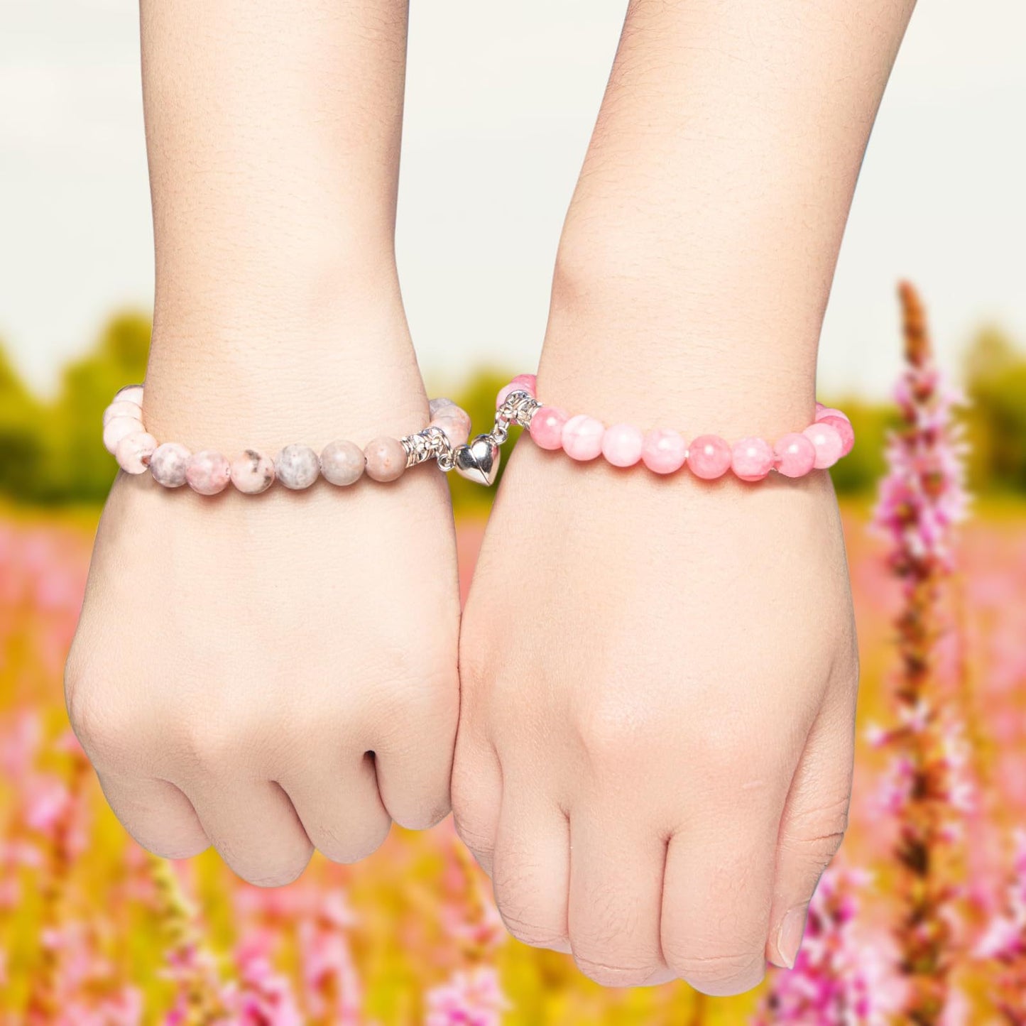 Dual Stone Herz Charm Armband Brehn