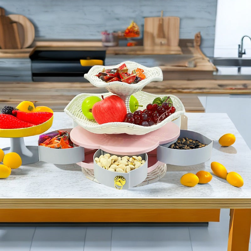 Damen Etagere aus geflochtenem Material Brehn